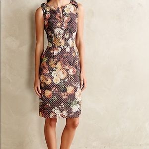 Anthropologie tabitha quilted tema dress